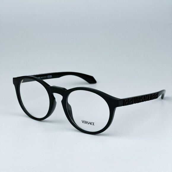 NEW Versace VE3355U GB1 Black Oval Unisex Eyeglasses VE 3355U - Picture 5 of 10